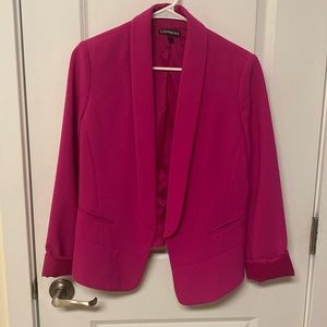 Hot pink Express Blazer Size 6